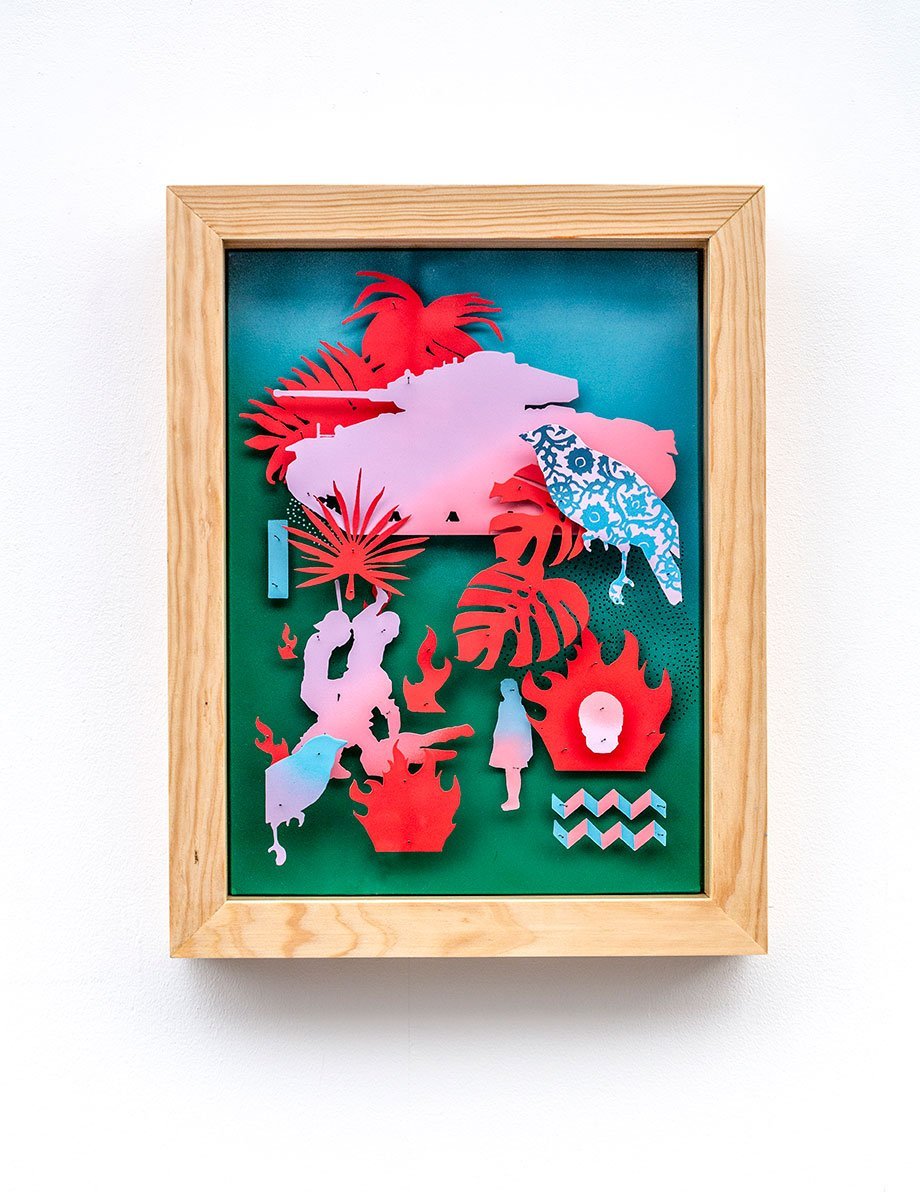 Cassio Solo Show print by Cássio Markowski on sale at Underdogs gallery