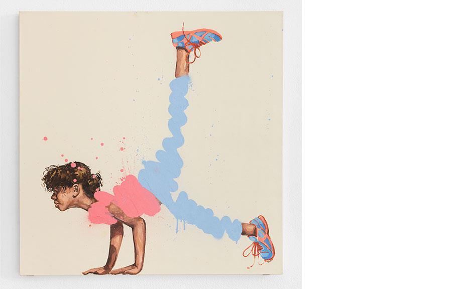 From The World Made In Lisboa Group Show print by Ernest Zacharevic on sale at Underdogs gallery