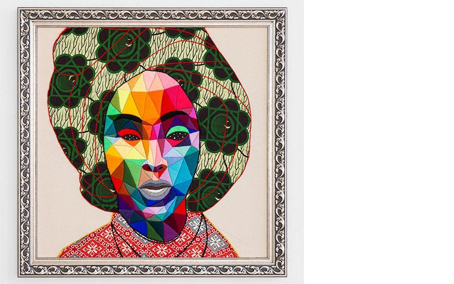 Limited edition From The World Made In Lisboa Group Show piece by Okuda San Miguel available at Underdogs