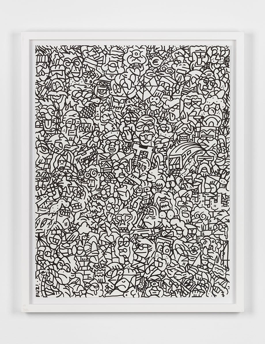 Solo Exhibition print by FUZI on sale at Underdogs gallery