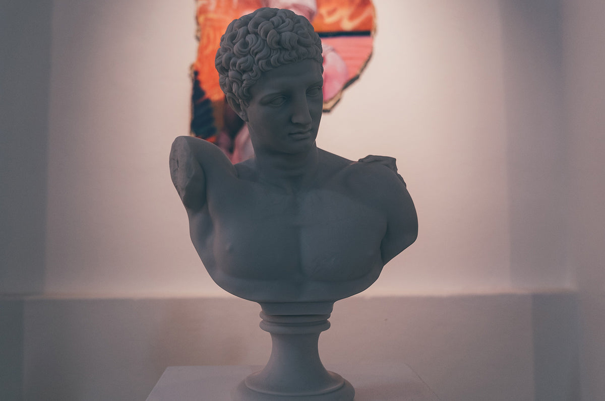 Hermes Bust print by PichiAvo on sale at Underdogs gallery