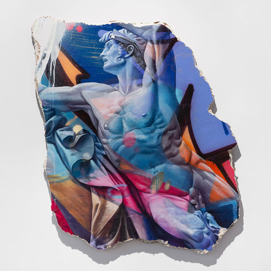 Buy the Man With Horse Diaspasis B artwork by PichiAvo now at Underdogs