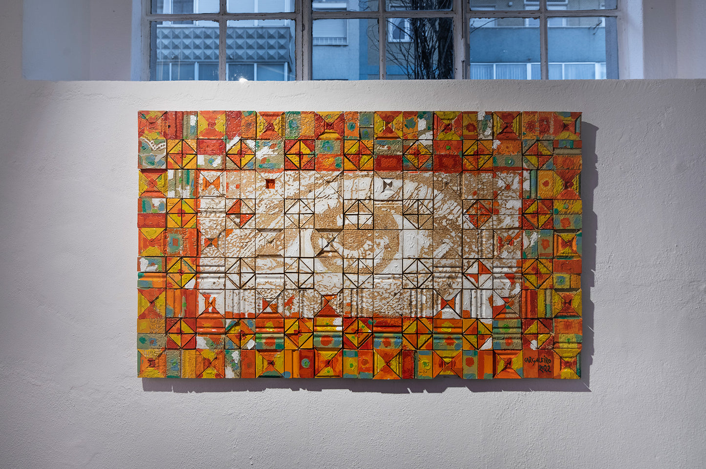 Limited edition Mensagem Artists Proof piece by Manuel Cargaleiro & Alexandre Farto aka Vhils available at Underdogs