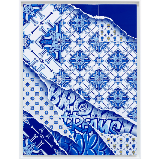 Collectible Broken Dreams Broken Redux art piece by Add Fuel, sold via Underdogs