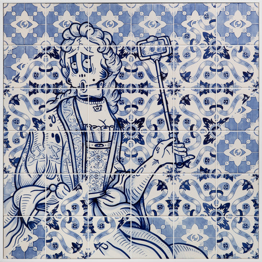 Collectible Solo Show art piece by Add Fuel, sold via Underdogs