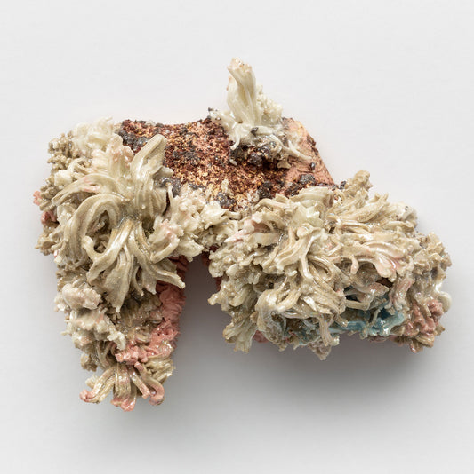 Collectible Mother Of Pearl art piece by Ana + Betânia, sold via Underdogs