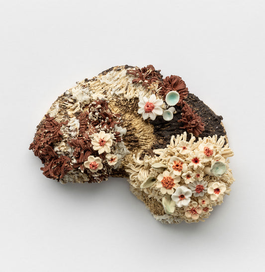 Collectible Blossom art piece by Ana + Betânia, sold via Underdogs