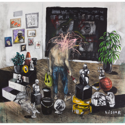 Collectible Solo Show art piece by Anthony Lister, sold via Underdogs