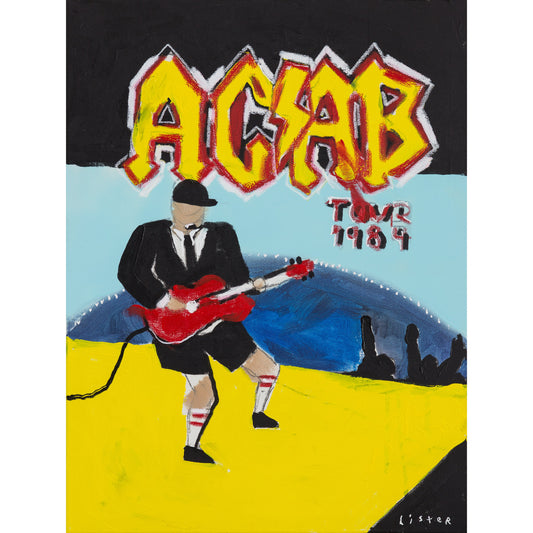 Collectible Solo Show art piece by Anthony Lister, sold via Underdogs