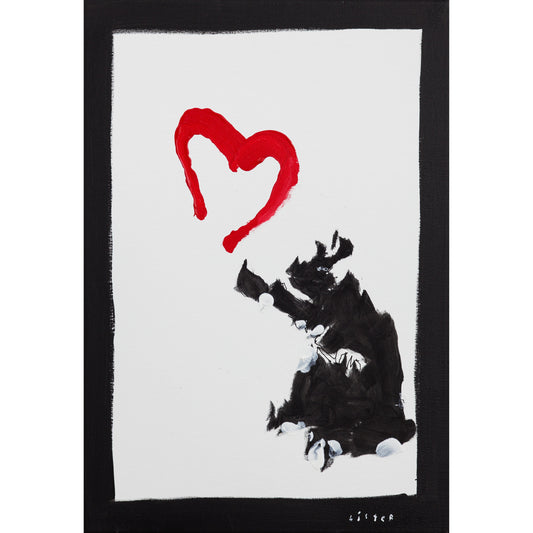 Not Banksy Love Rat Stencil