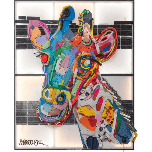 Lighted Plastic Giraffe