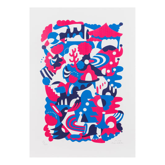 Collectible Geometry Group Show art piece by Mina Hamada, sold via Underdogs