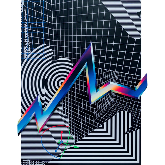 Buy the Solo Show artwork by Felipe Pantone now at Underdogs