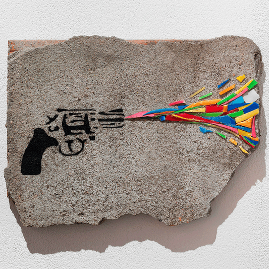 Collectible Pollution Kills art piece by Fiumani, sold via Underdogs