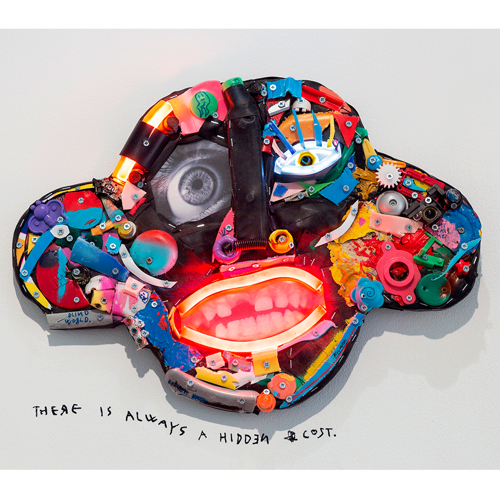 Collectible Cyber Monkey art piece by Fiumani, sold via Underdogs