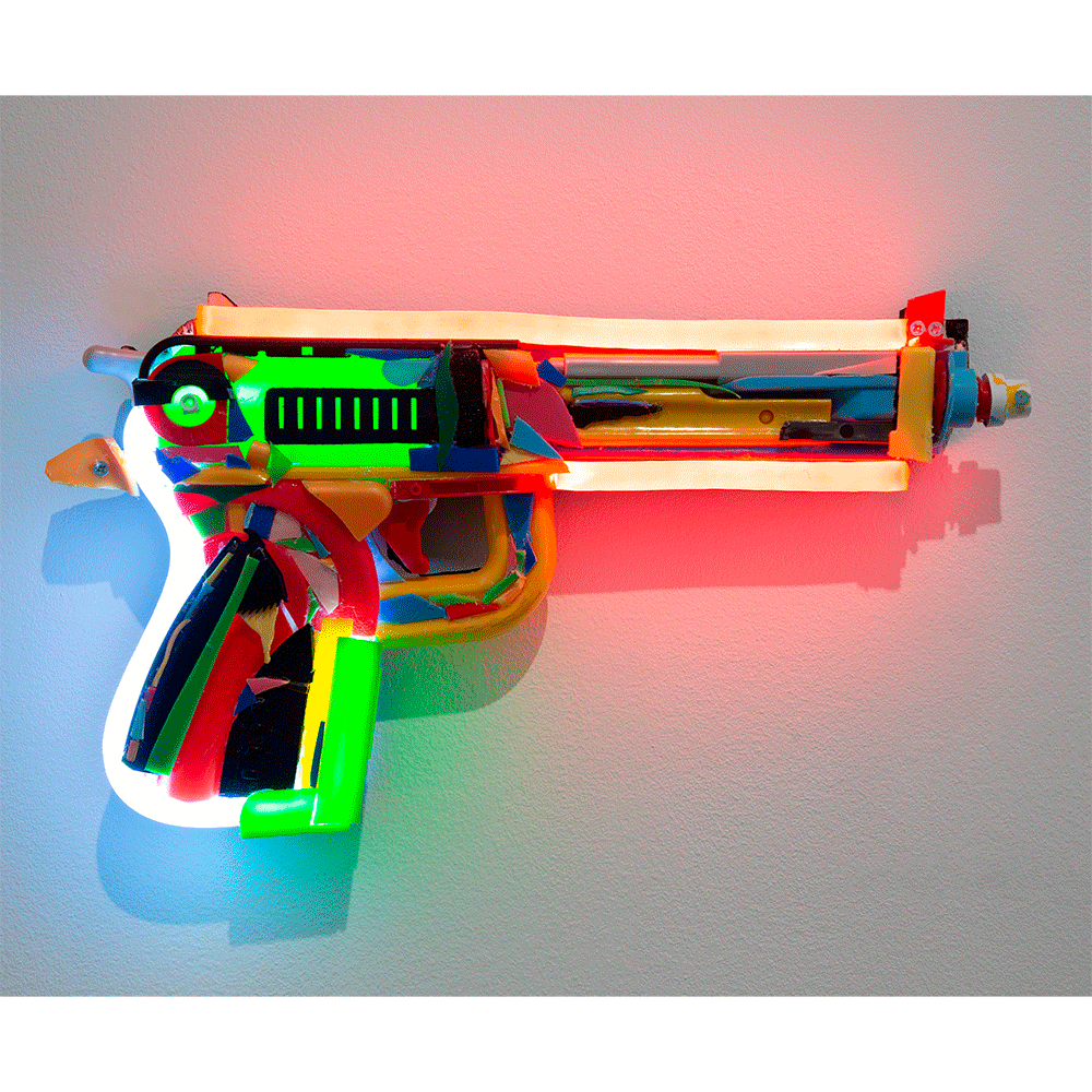 Collectible Desert Eagle art piece by Fiumani, sold via Underdogs