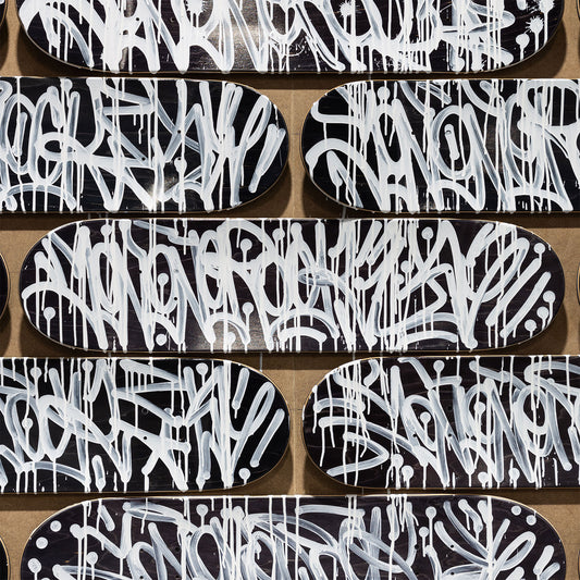 Underdogs Skateboard Installation print by JonOne on sale at Underdogs gallery