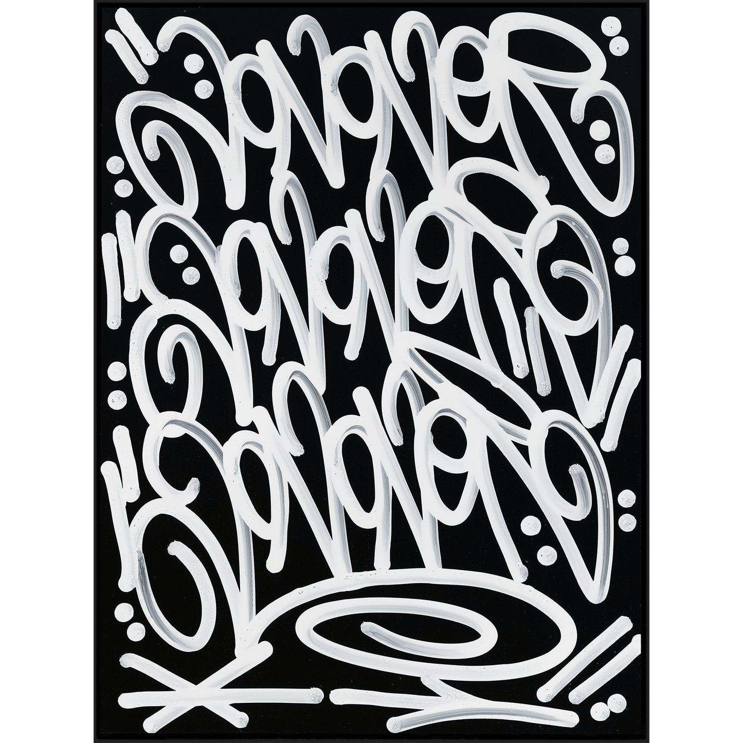 Limited edition The Line piece by JonOne available at Underdogs