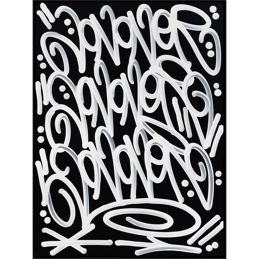 Limited edition The Line piece by JonOne available at Underdogs