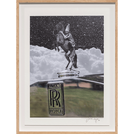 Collectible La Folie Des Grandeurs art piece by Julien Raffin, sold via Underdogs
