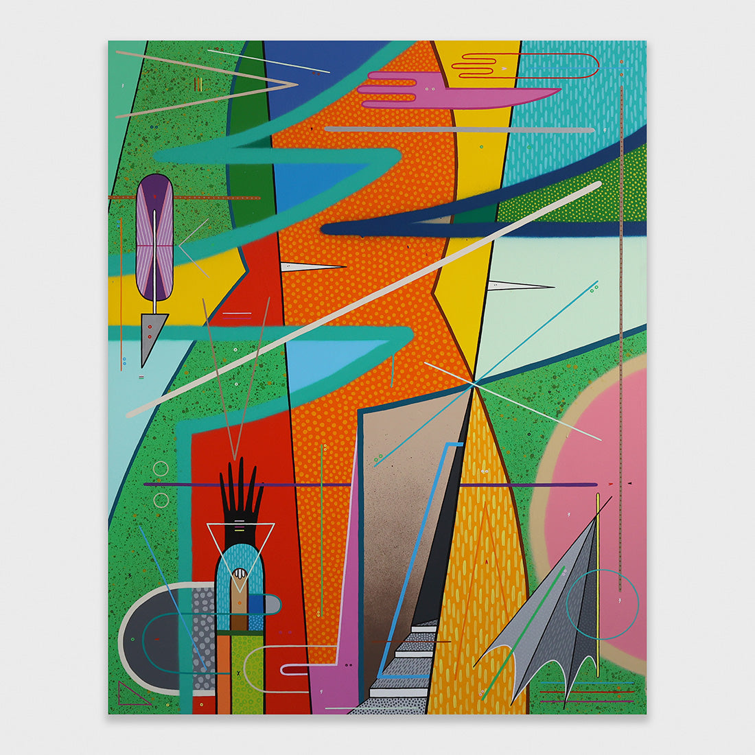 Paisaje Zoomorfo print by Sixe Paredes on sale at Underdogs gallery