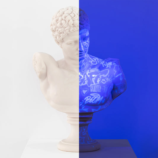 Hermes Bust print by PichiAvo on sale at Underdogs gallery