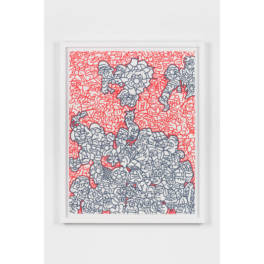 Solo Exhibition print by FUZI on sale at Underdogs gallery