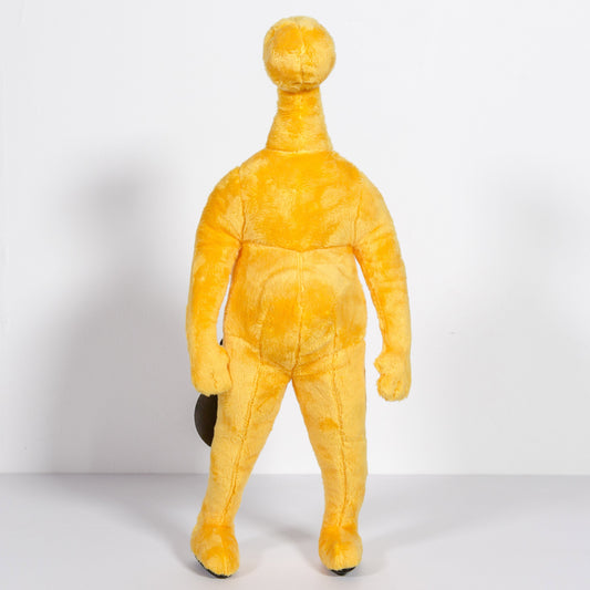 Limited edition I Am Stupid Fluffy Yellow piece by Robert Panda available at Underdogs
