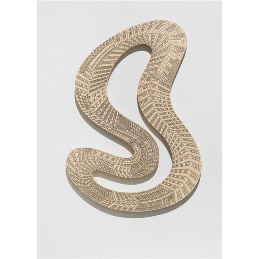 Ouroborus. Drawing on Wood No. 11