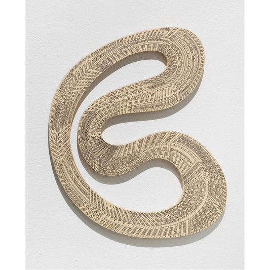 Ouroborus. Drawing on Wood No. 10