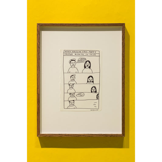 Collectible Solo Show art piece by Wasted Rita, sold via Underdogs