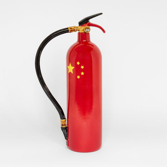 Limited edition Extinguisher Ceramic piece by Escif available at Underdogs