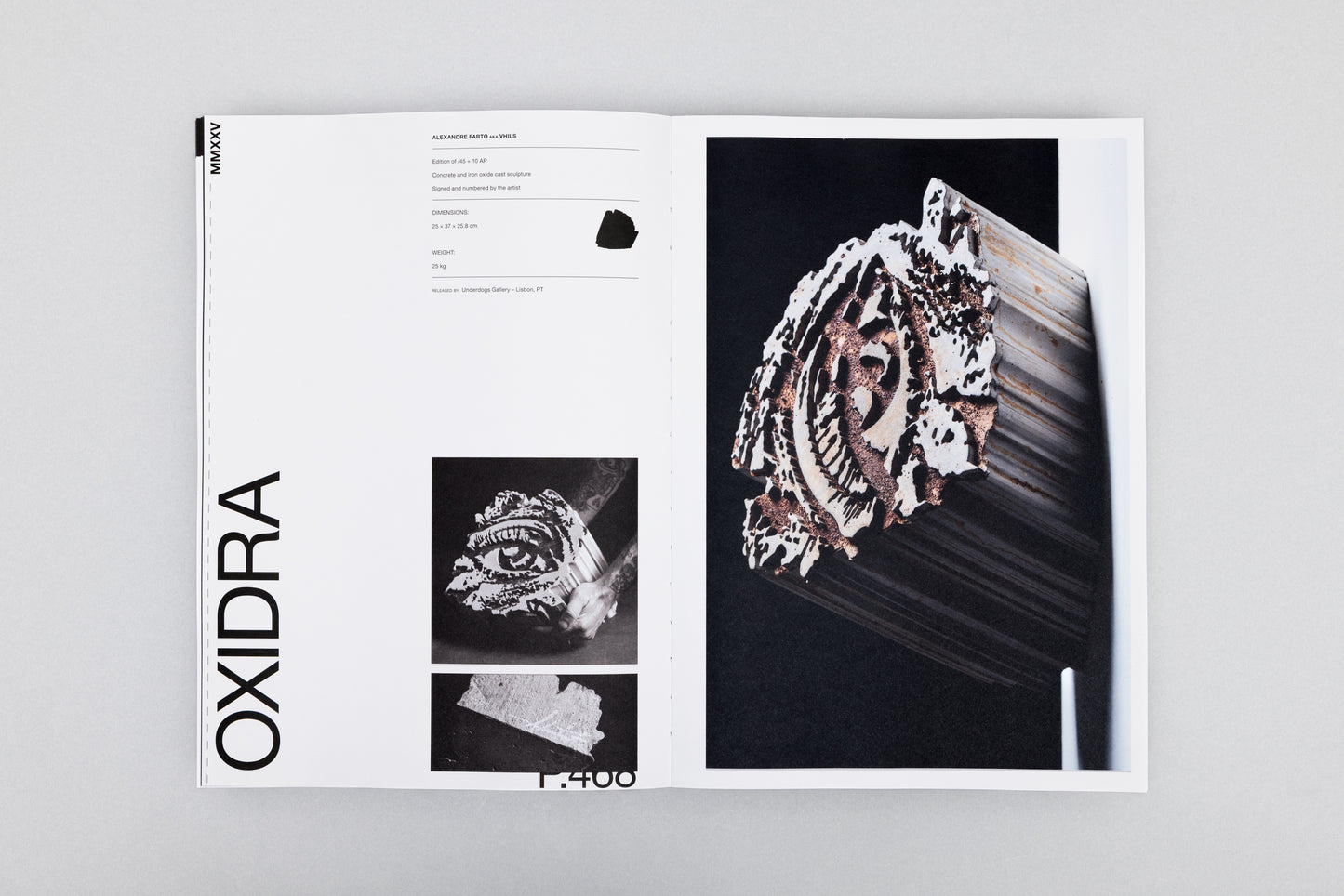 The complete editions by Alexandre Farto aka Vhils from the year 2008 to 2024