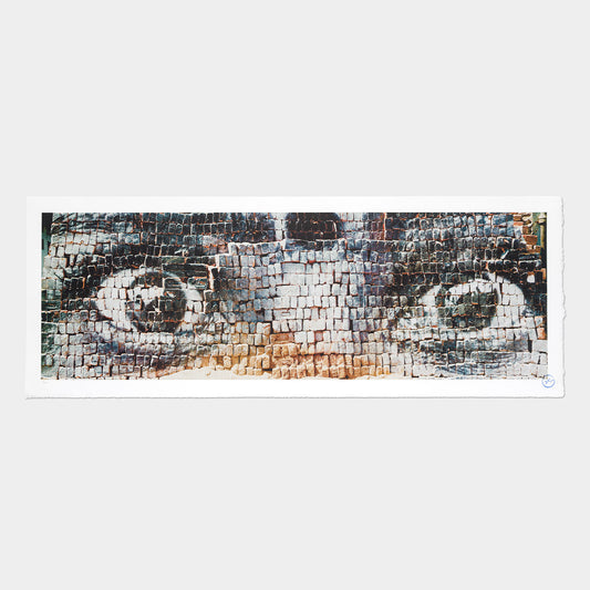 Eyes on bricks, New Delhi, Inde