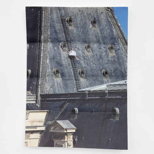 Ballet, Sur les Toits du Louvre #6, Vertical, Paper Block, Paris, France