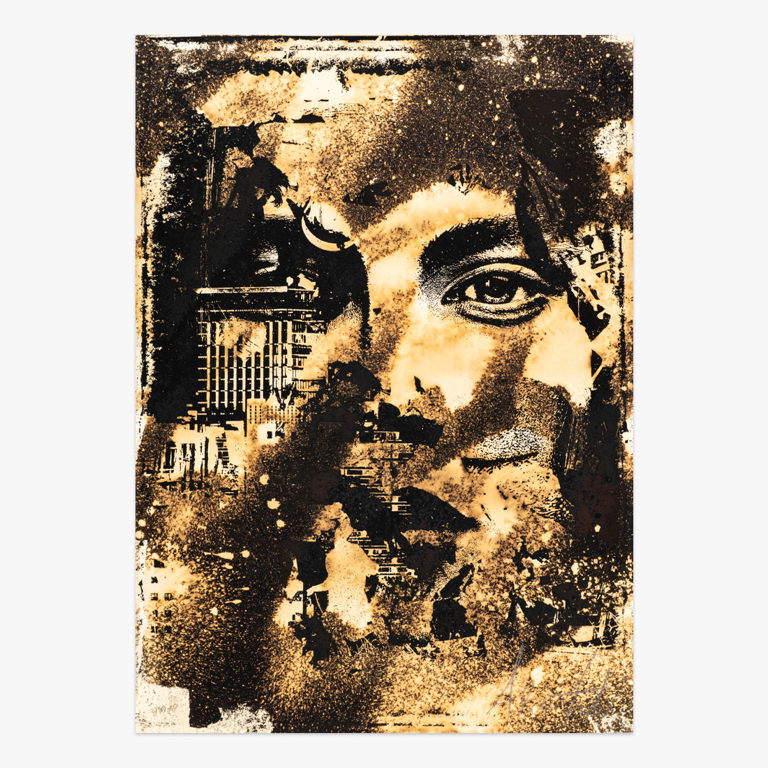 Limited edition Christmas Edition piece by Alexandre Farto aka Vhils available at Underdogs