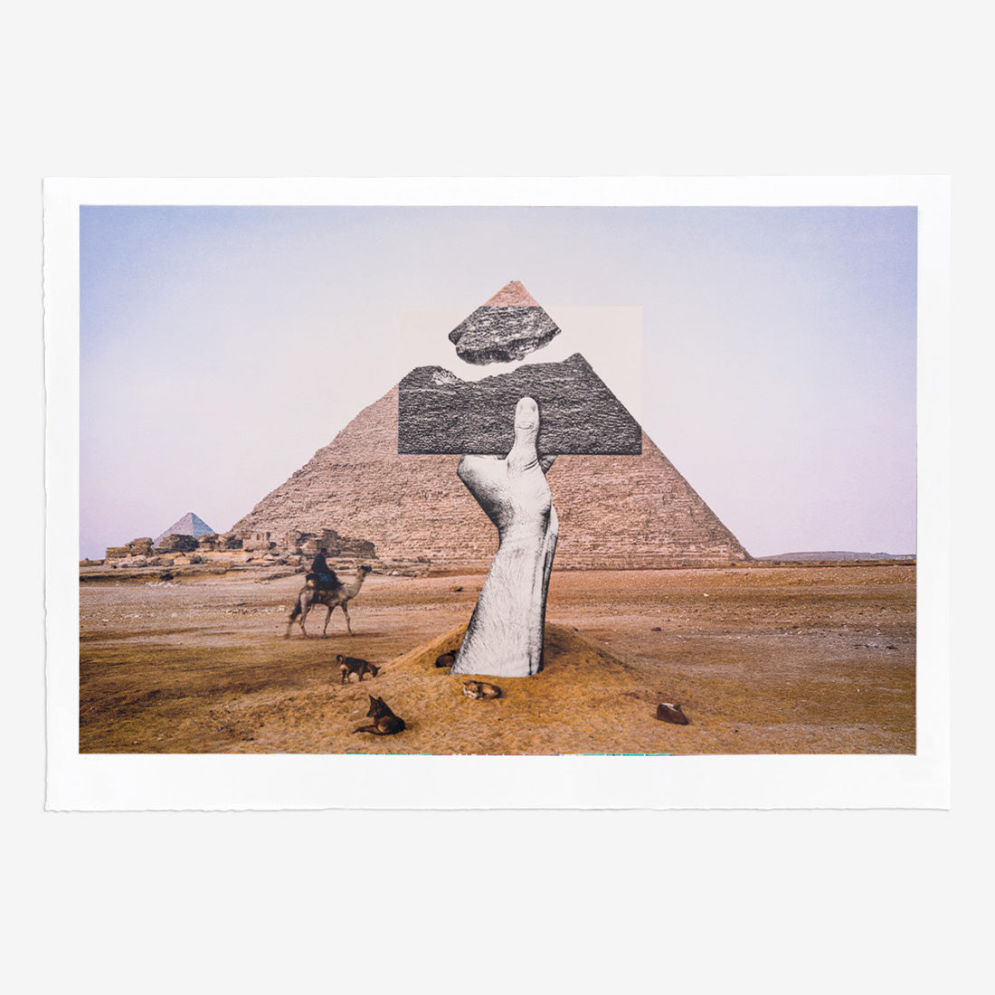 Trompe l'oeil, Greetings from Giza, 21 Octobre 2021, 6h01, Giza, Egypte