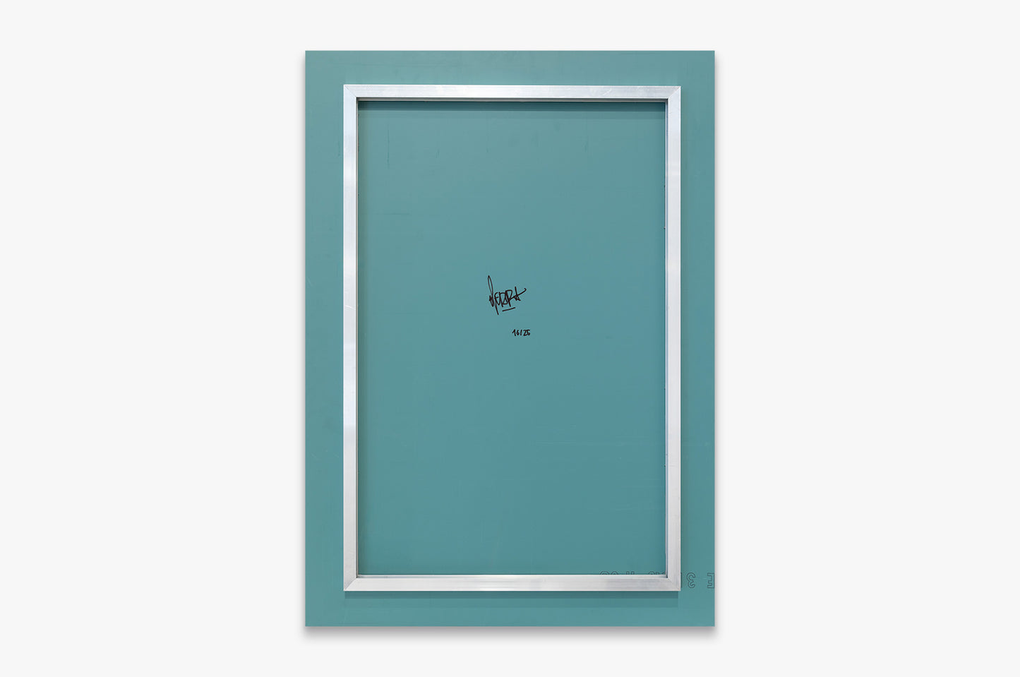 Back view of The Countdown limited edition mirror artwork by Octavi Serra