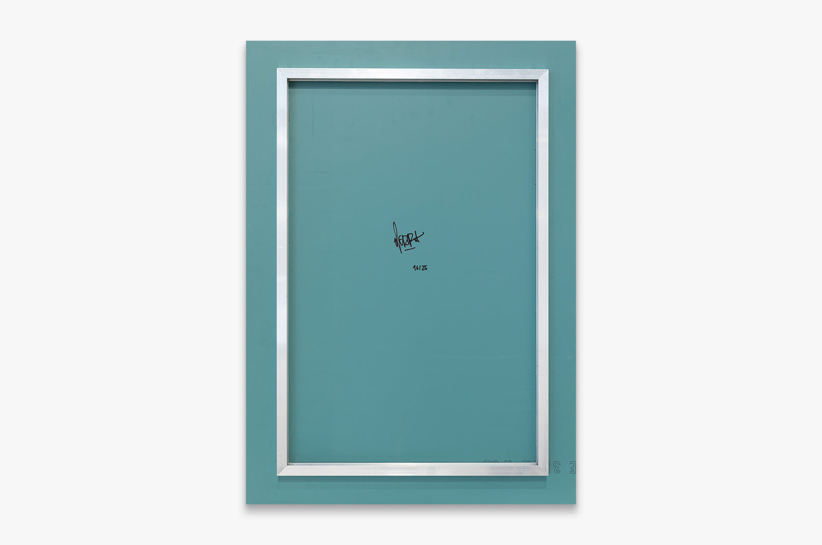 Back view of The Countdown limited edition mirror artwork by Octavi Serra
