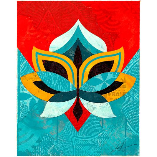 Buy the Lotus Study Version artwork by Shepard Fairey now at Underdogs