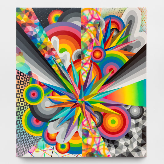 Collectible Kaos Directions art piece by Okuda San Miguel, sold via Underdogs