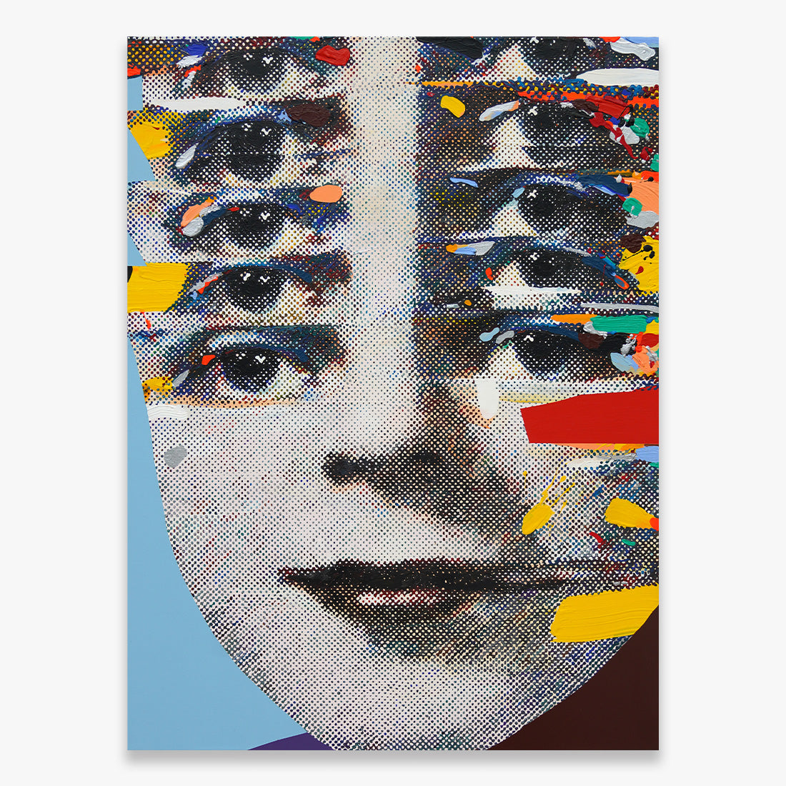 Mirrored thought (blue)