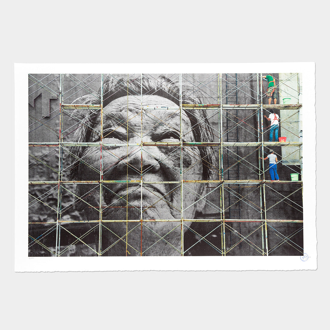 Image Product - The Wrinkles of the City, Action in Shanghai, Shi Li, work in progress, China