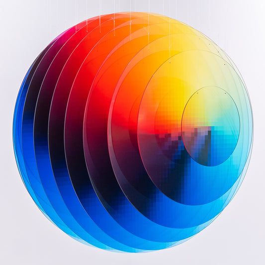 Limited edition Subtractive Variability Dimensional piece by Felipe Pantone available at Underdogs