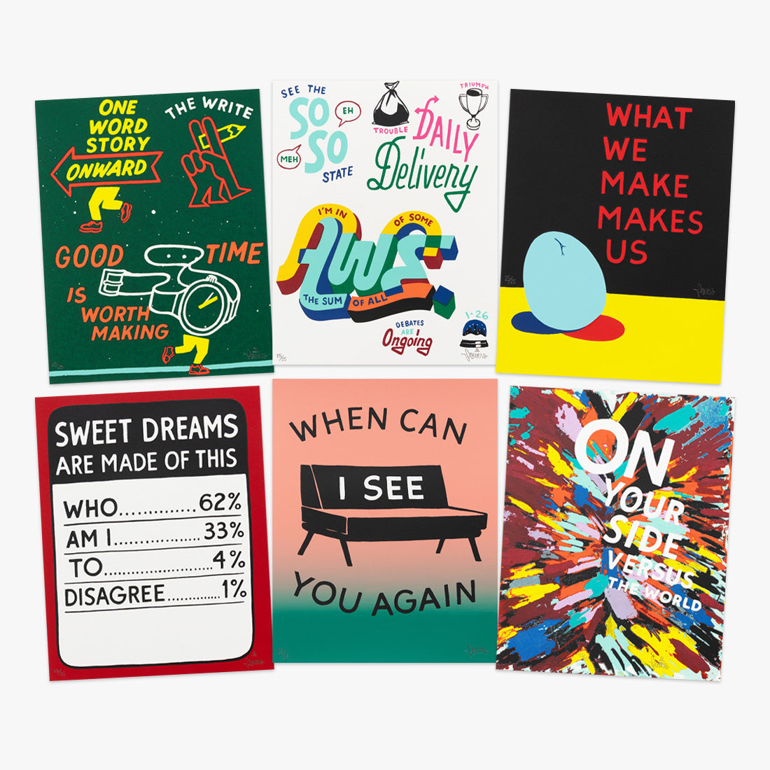 Artist's proof - Pack of six