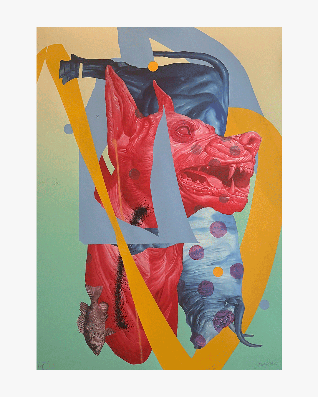 “Blue Bull” by Joram Roukes 