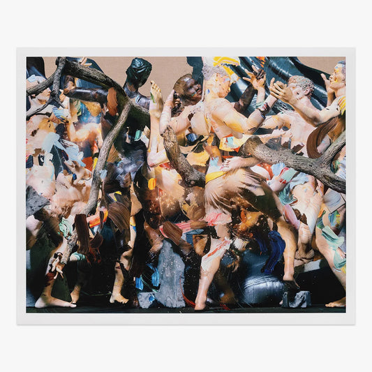 “Human Behaviour” by Matthew Stone, a hand-finished giclée print featuring intertwined abstract human figures, 2026
