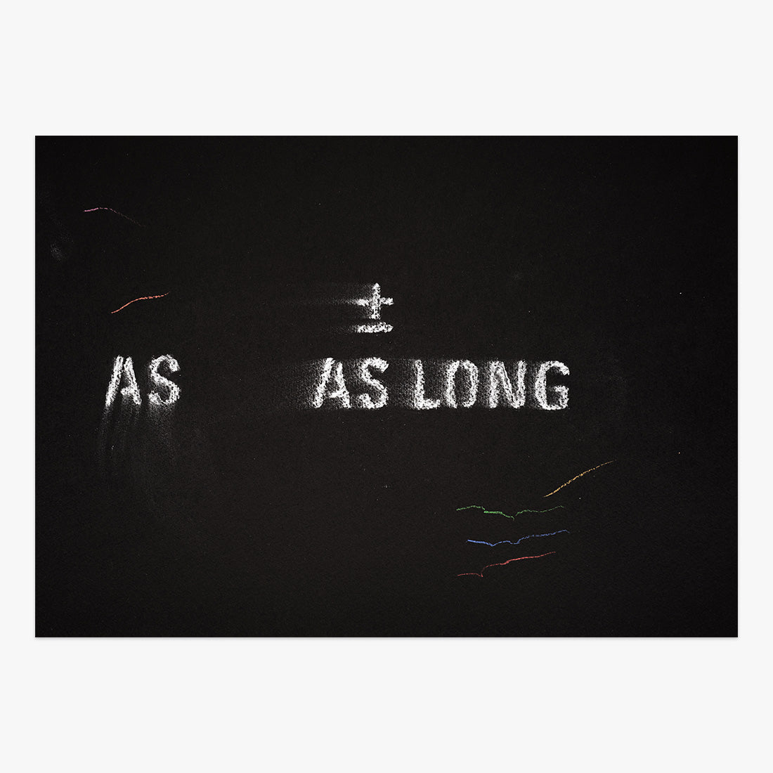 The shadow of what we were #39 by ±MaisMenos±, mixed-media artwork with glowing text and abstract light effects.