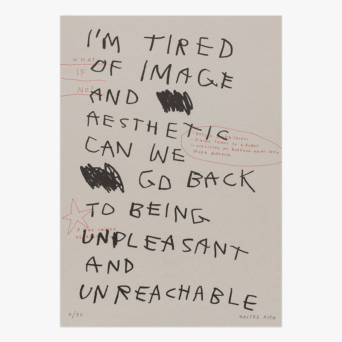 Image Product - Bring staring at a wall back (Mystery Edition)