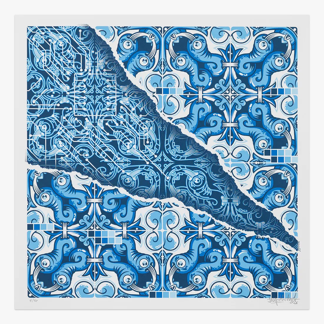Image Product - AZ559 (BLUEPRINT GLITCH)